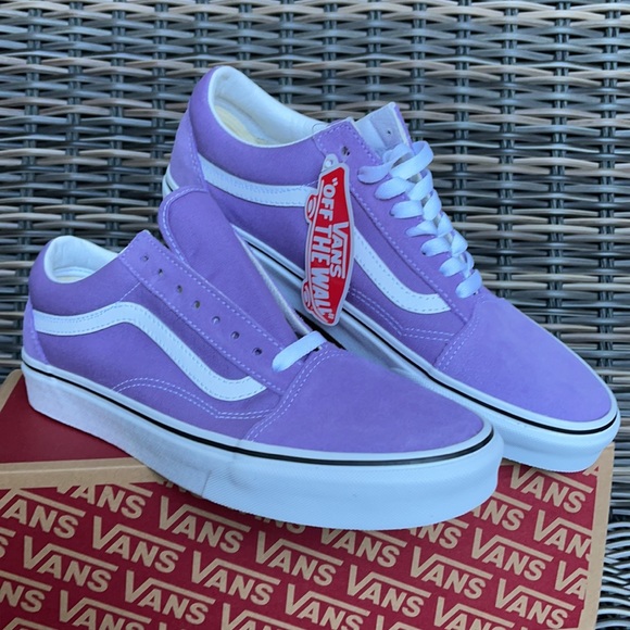 Vans Old Skool Chalk Violet/True White MENS - Picture 7 of 16